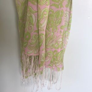 Lilly Pulitzer Pink/Green Scarf